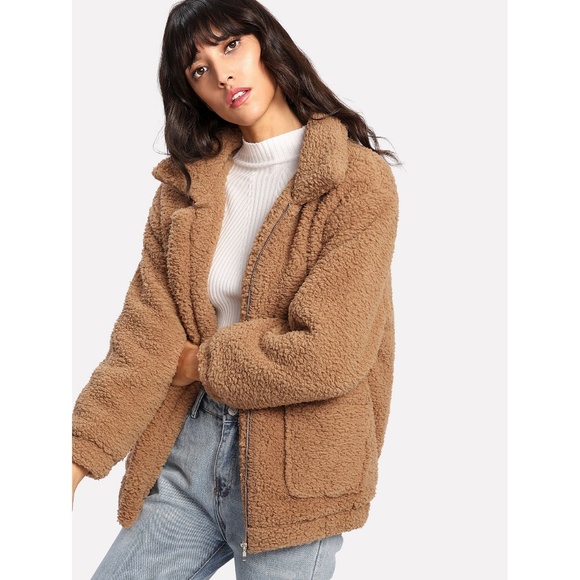 shein teddy jacket